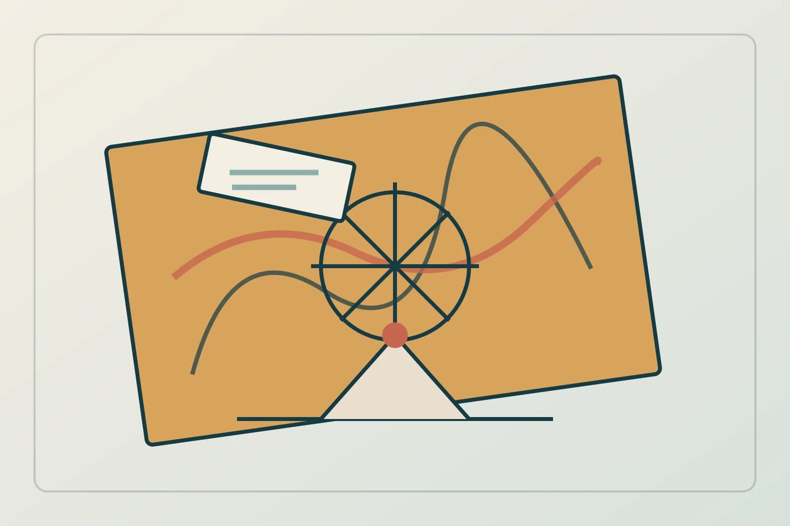 Illustration éditoriale de cartes et d'archives sur l'Algérie