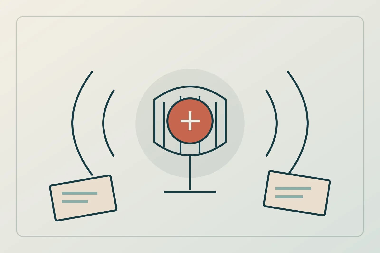 Illustration éditoriale d'un podcast sur la mémoire algérienne