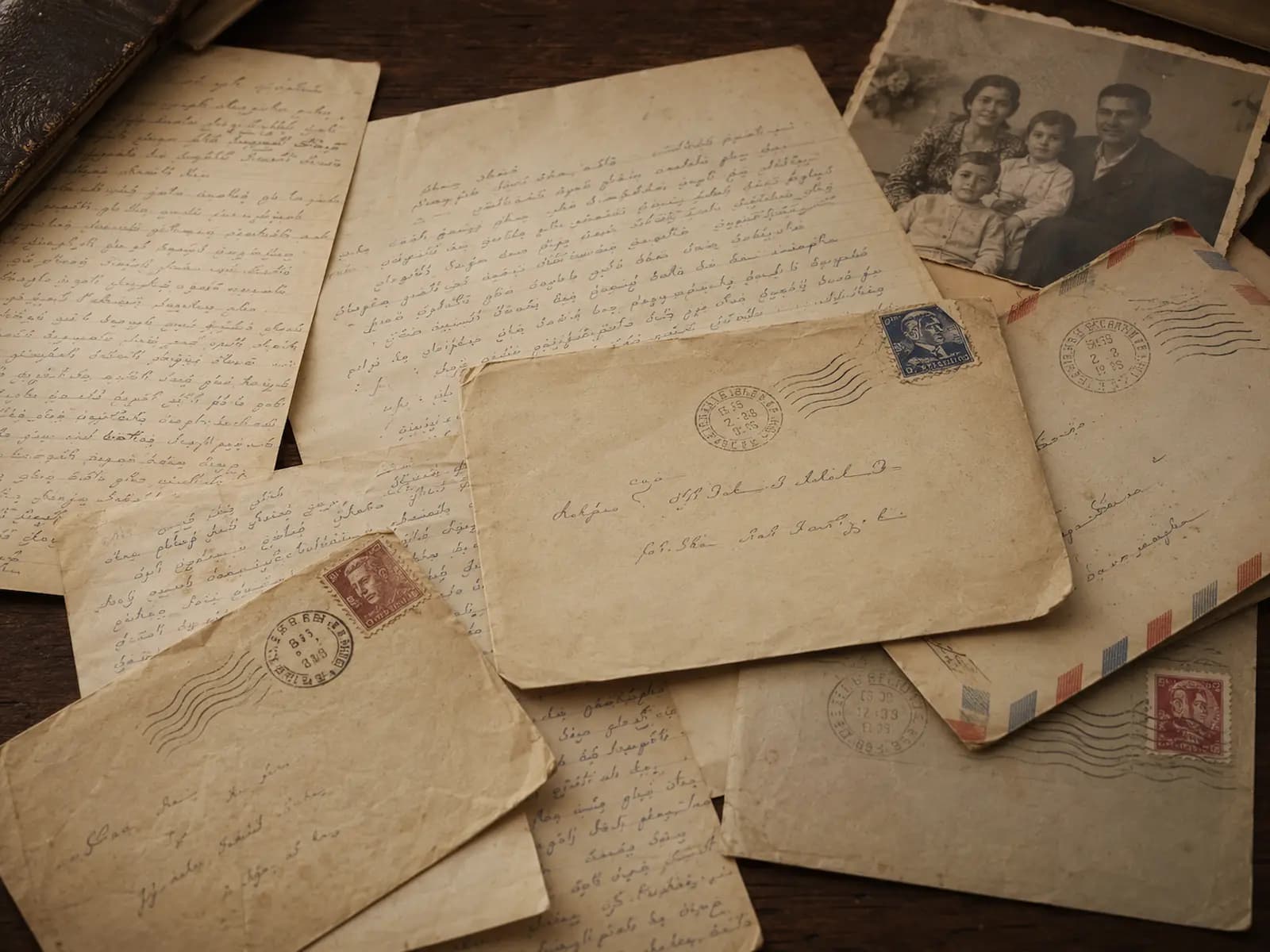 Lettre manuscrite de Marseille à Alger