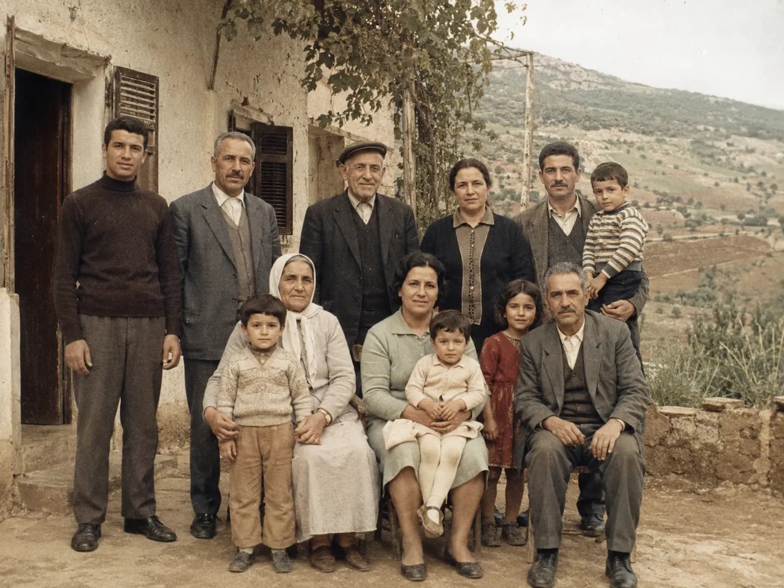 Portrait d'une famille à Médéa