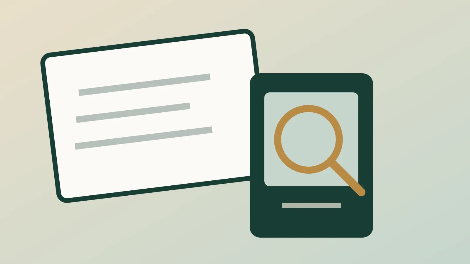 Illustration éditoriale décorative sur la vérification croisée de l'information, sans valeur probante.